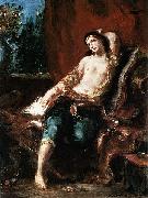 Eugene Delacroix Odalisque oil on canvas